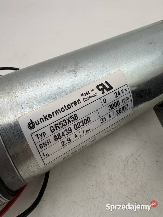 Dunkermotoren GR53X58 Gearmotor 3000rpm Warszawa