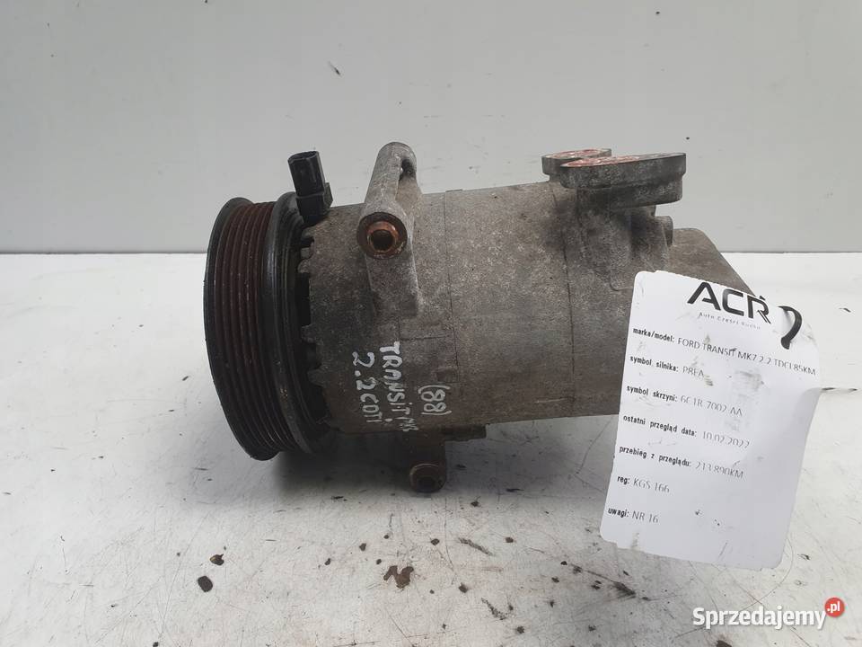 SPRĘŻARKA KLIMATYZACJI Ford Transit MK7 VII 22 lubelskie Chełm