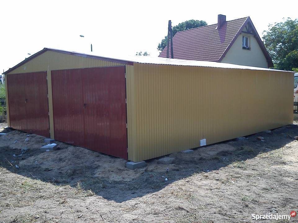 Garaż Blaszany 4x8 Garaże Blaszane Hale Wiaty Garaże i miejsca postojowe Gostyń sprzedam