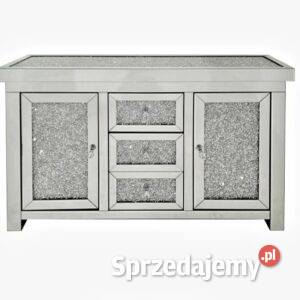 Lustrzana komoda z kryształkami Milion Diamonds Golkowice