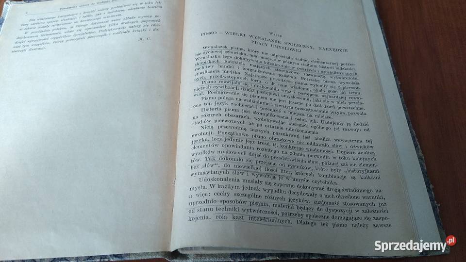 Pismo zarys dziejów Marcel Cohen Rok wydania 1956 Gdańsk sprzedam