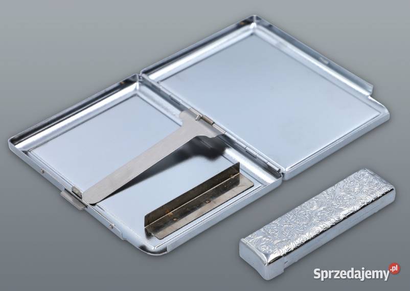 Elegancka Srebrna Papierośnica Motyl Z Gazową Ostrowy nad Okszą sprzedam