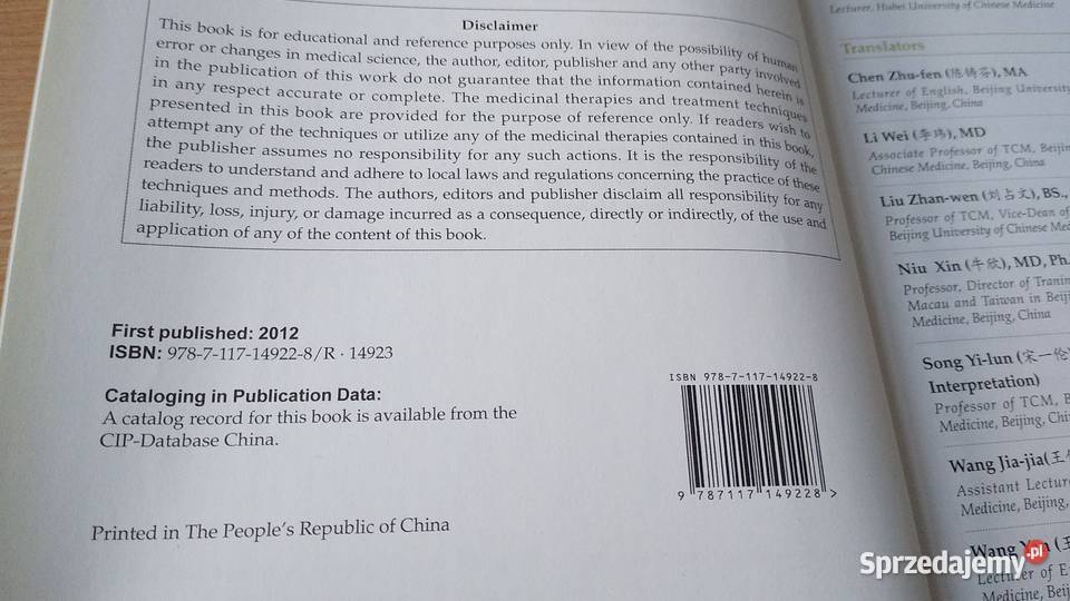 Health cultivation in chinese medicine Zhanwen miękka