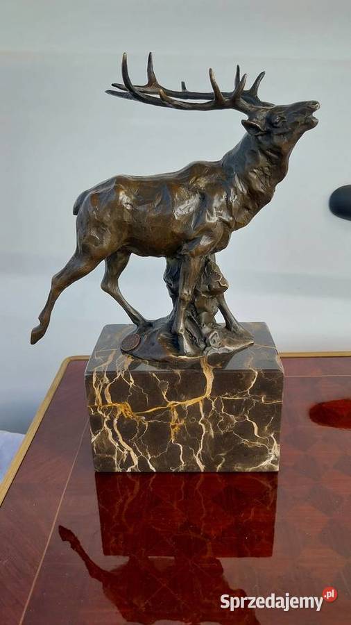 figura jelenia brąz sprzedam