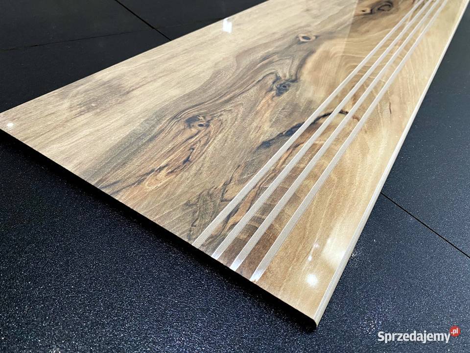 Płytki drewnopodobne na schody stopnice 120x30 Łask sprzedam