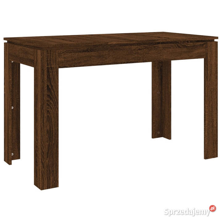 Stół jadalniany brązowy dąb 120x60x76 WM815389 Warszawa