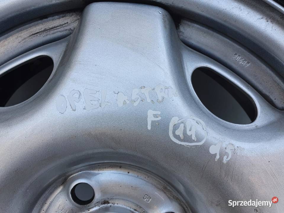 Opel Astra F KOŁO ZAPASOWE Zapas 19555 R15 Średnica 15" lubelskie Chełm
