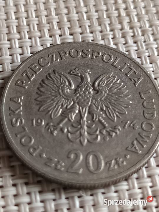 Sprzedam monete 20 zl 1974 rNowotko Numizmatyka