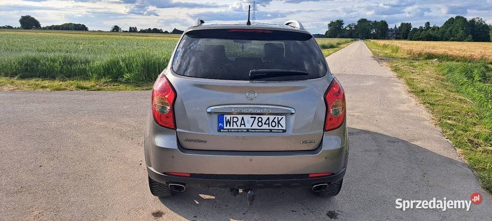 SSANGYONG KORANDO 20 BENZYNA 2013r SAPHIRE 135 elektrochrom. lusterko wst. Niemianowice