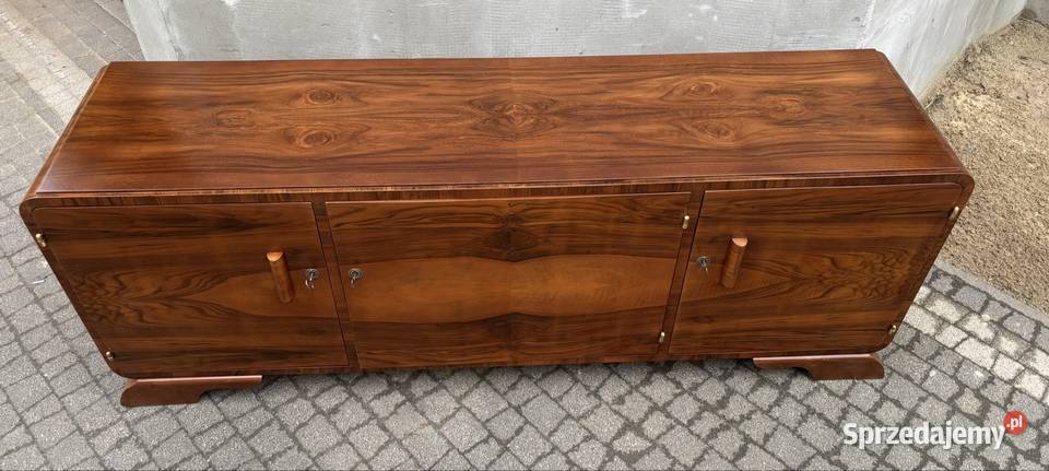 KomodaSzafka RTV Orzech Art Deco 196 Antyk