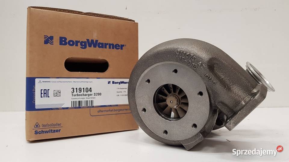 Nowa turbosprężarka firmy SCHWITZER 318666