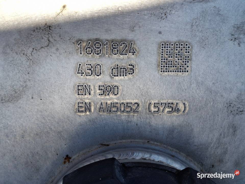 DAF XF 105 106 CF ZBIORNIK PALIWA 430L ORYGINAŁ lubuskie Bieleń sprzedam