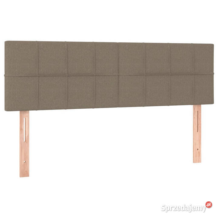 Zagłówek do łóżka z LED taupe 144x5x7888 tkanina mazowieckie Warszawa sprzedam