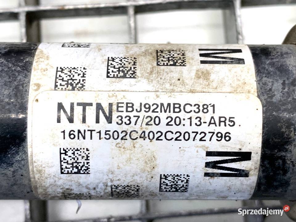 PÓŁOŚ PRAWY PRZÓD TOYOTA COROLLA E21 EBJ92MBC381 osobowe