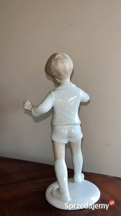 Figurka chłopca z kwiatkiem Wallendorf Germany Porcelana i szkło pomorskie Gdańsk
