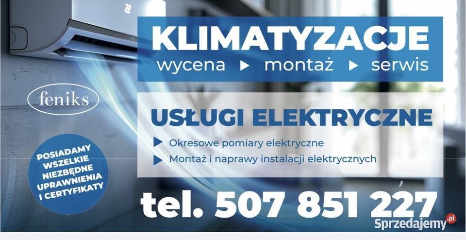 Klimatyzacja montaż serwis lubelskie Łuków