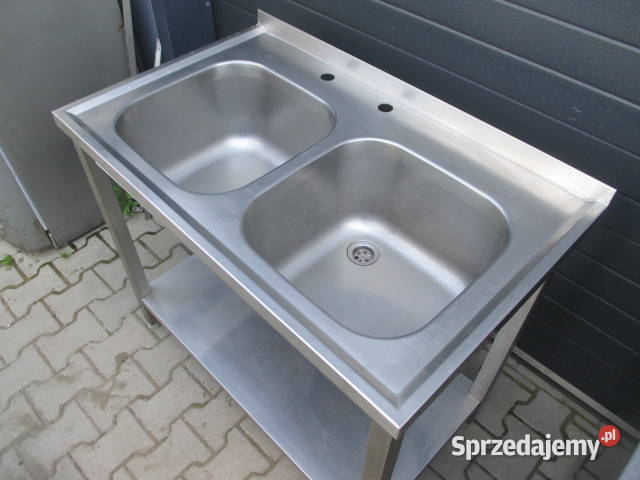 ZLEW GASTRONOMICZNY 2 KOMOROWY Z PÓŁKĄ 1006085 Ostrów Wielkopolski