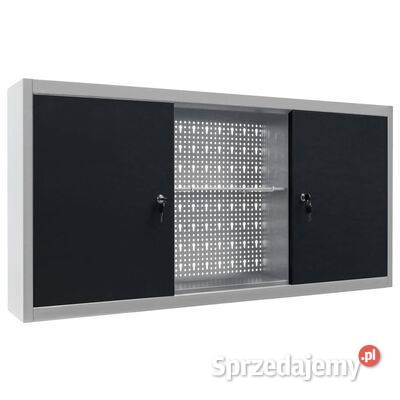 vidaXL Ścienna szafka narzędziowa metalowa szaro Warszawa