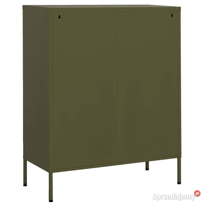 Szafka oliwkowozielona 80x35x1015 stalowa
