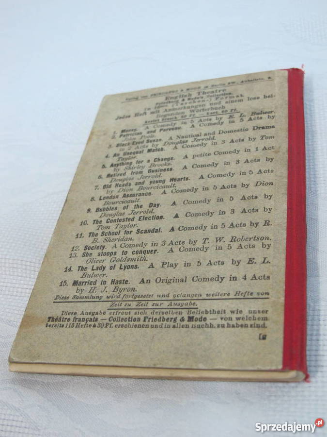 Le Tartuffe Moliere 1894 sprzedam