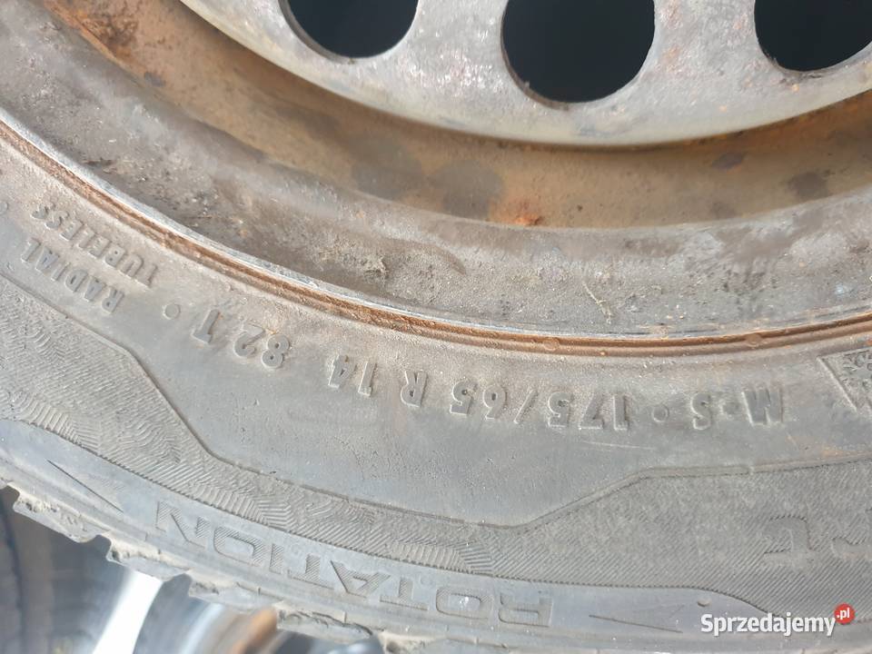 Felga stalowa 14 opona 17565R14 Uniroyal Dobre Miasto