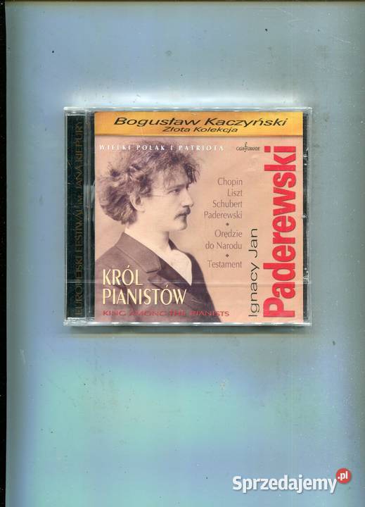 Ignacy Jan Paderewski Król Pianistów Płyta CD 1 płyta Szczecin sprzedam