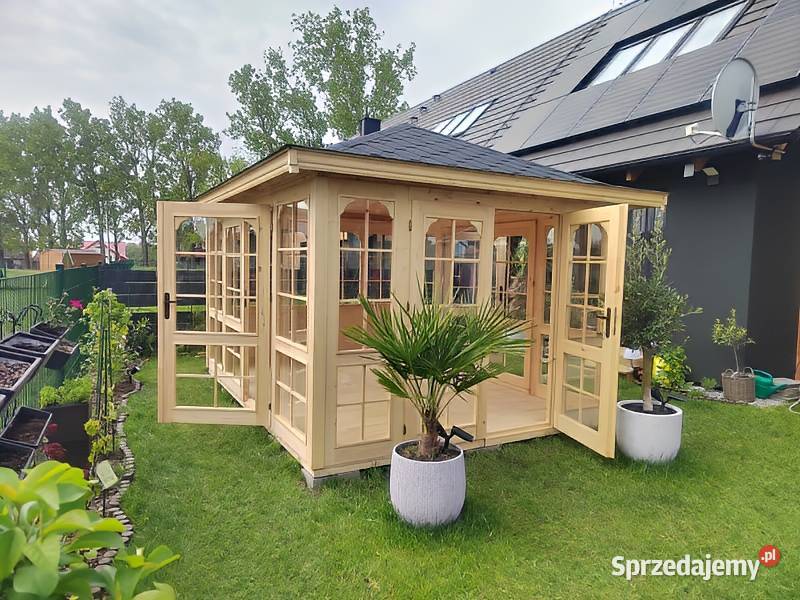 Altana 32 altanka 4x4 oszklona drzwi Parzymiechy sprzedam