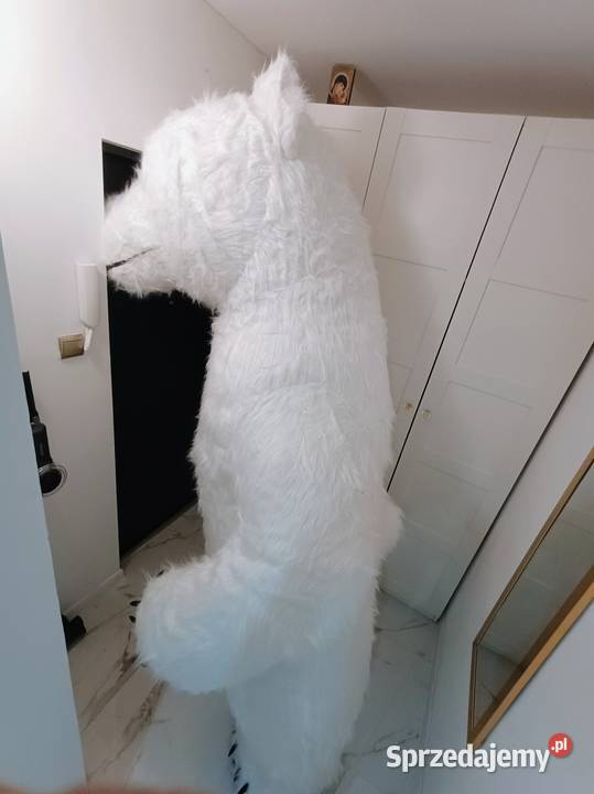 GIGANT XXL KOSTIUM DMUCHANY BIAŁEGO MISIA 26 Kraków