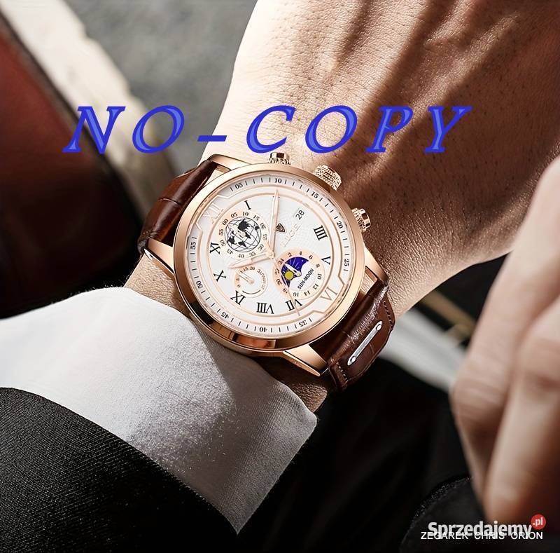 Zegarek LIGE Biznesowy Chronograf Waterproof 30m Wrocław sprzedam