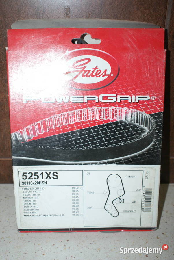 5251XS GATES PASEK ROZRZĄDU FORD 18D 116 MP
