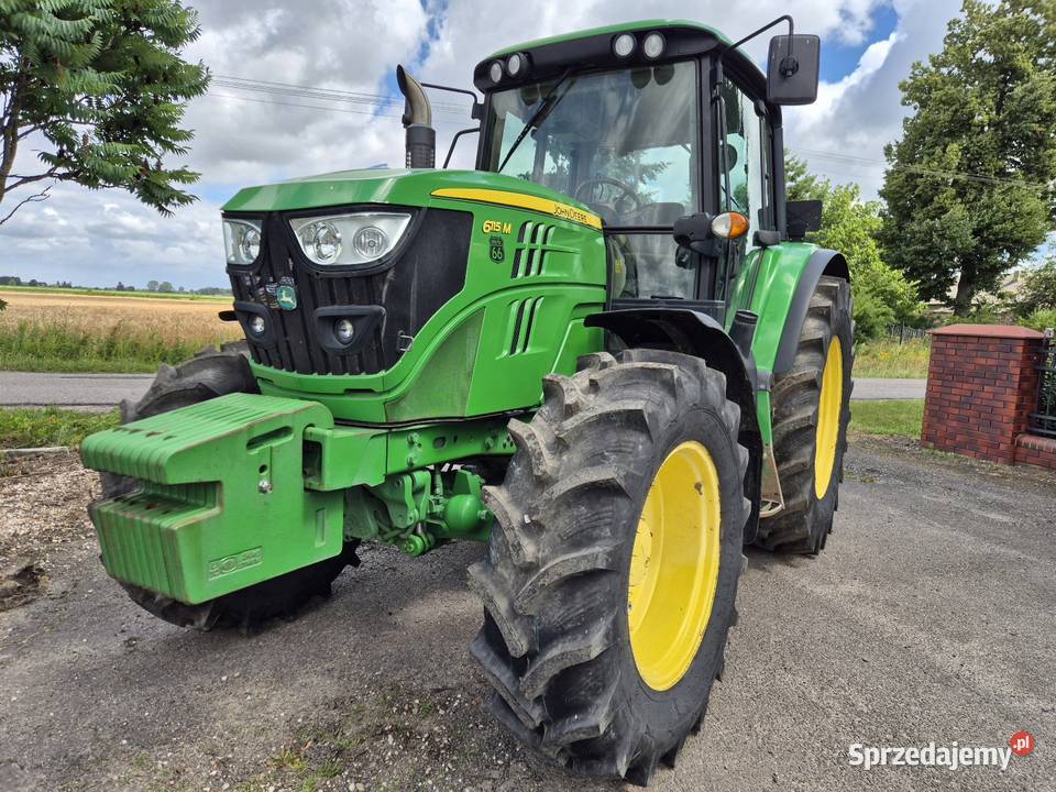 John Deere 6115M Pneumatyka nowe opony z zagranicy nie pracował w polu