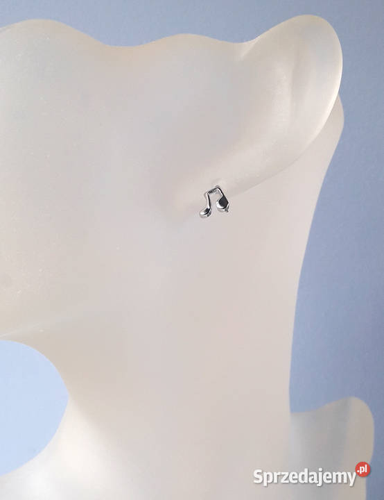 Kolczyki NUTKI posrebrzane wkręty nowe łódzkie Łódź