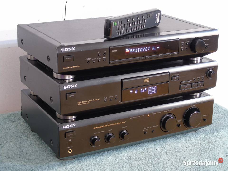 Wieża Sony pilot segmenty sprawna DOSTAWA podkarpackie Jasło sprzedam