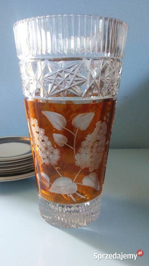 Wielki wazon Huta Julia Łódź