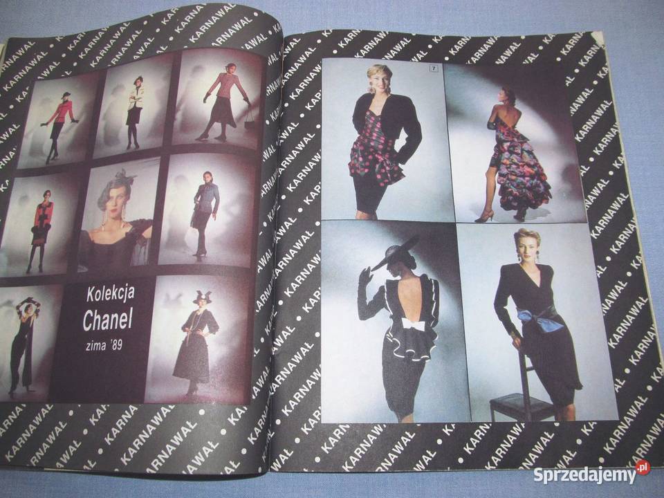Moda Jesień 1989 Zima 198990 dwa arkusze Skępe