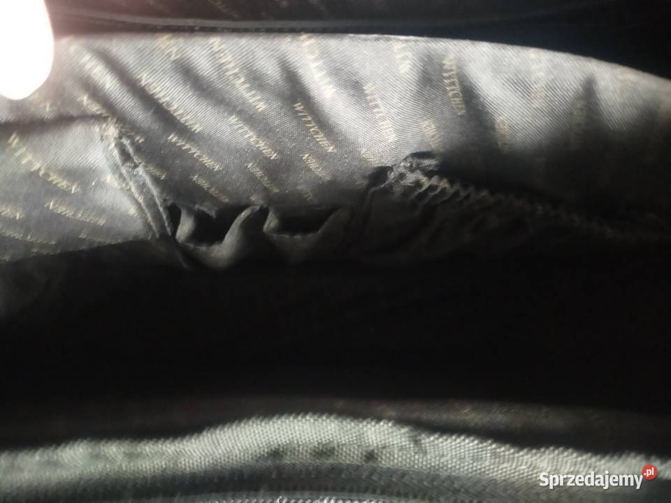 Kosmetyczka kuferek czarny marki Wittchen Kraków