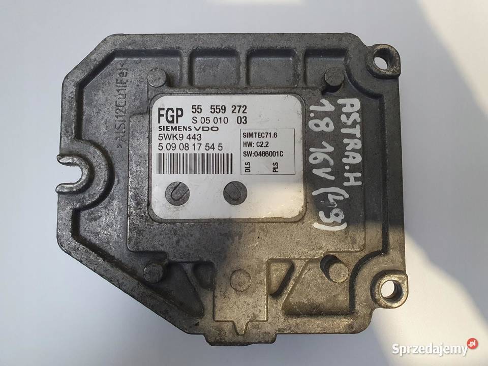 STEROWNIK SILNIKA Opel Astra III H 18 16V Rudka