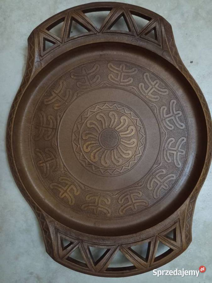 Patera Per Alimenti włoska lata 80 brązowy Warszawa