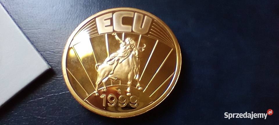 Stare monety Medal ECU 201 Numizmatyka Lesko