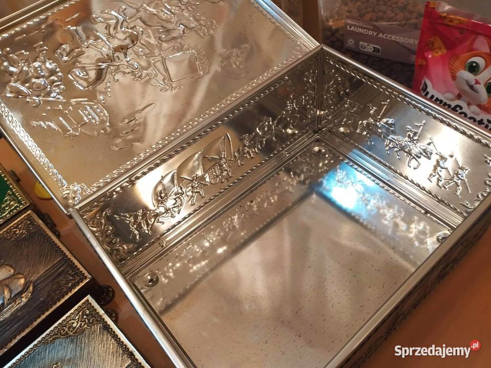 stare puszki puszka metalowe szkatułki Gorzów Wielkopolski
