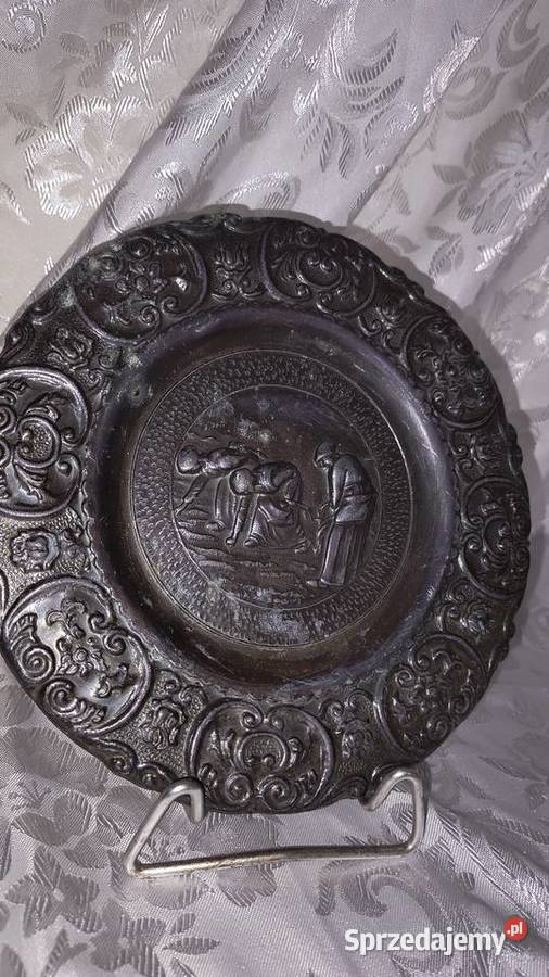 talerz ozdobny metal Chorzew