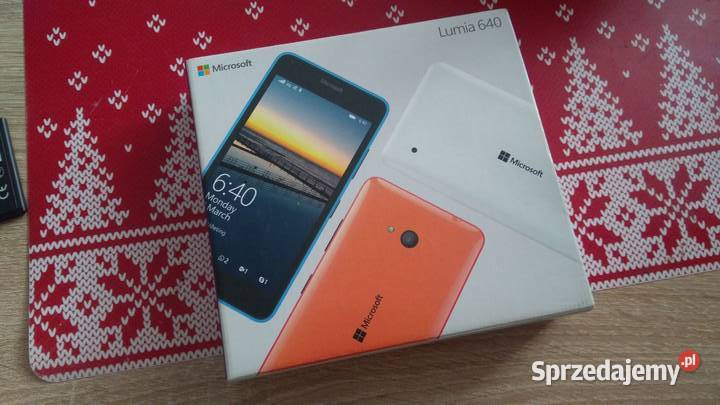 Smartfon NOKIA Lumia 640 RM-1072 powerbank pudełko KOMPLET