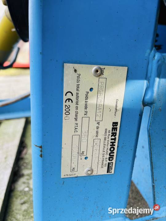 Opryskiwacz Berthoud 800 l 15 m Hardi Krukowiak wielkopolskie Chwałkowo