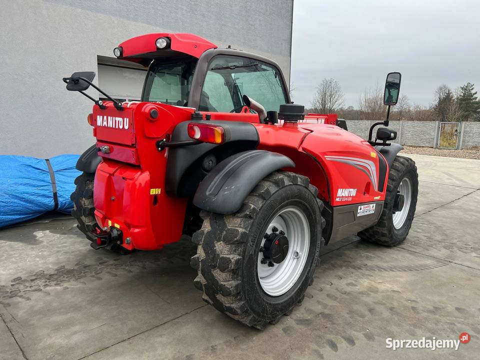 Ładowarka teleskopowa MANITOU MLT634 120 widły Manitou Brzeźnica