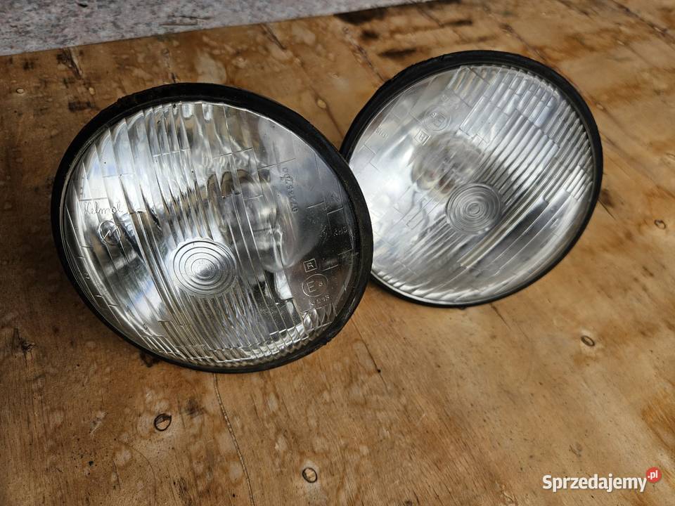 Fiat 125p Polonez Star przednie lampy Zelmot Oświetlenie Łódź sprzedam
