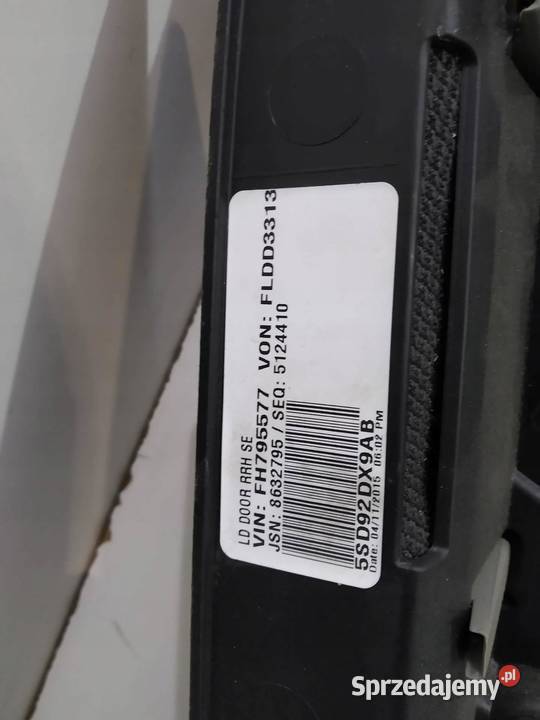 TAPICERKA BOCZEK 5SD92XD9AB Dodge Charger VII