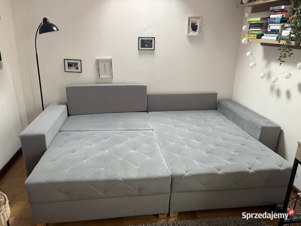 Kanapa szara rozkładana