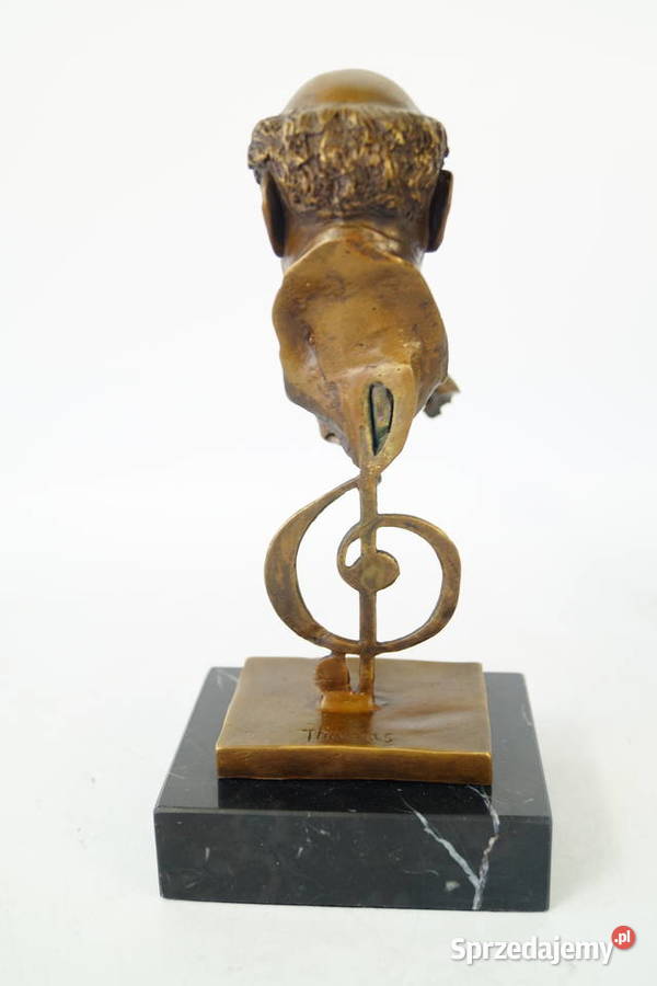 Figura z brązu rzeźba muzykant prezent wielkopolskie Gizałki