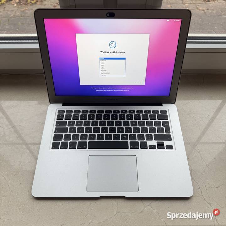 MacBook Air 13 A1466 2015 i5 4GB 128SSD Monterey Warszawa sprzedam