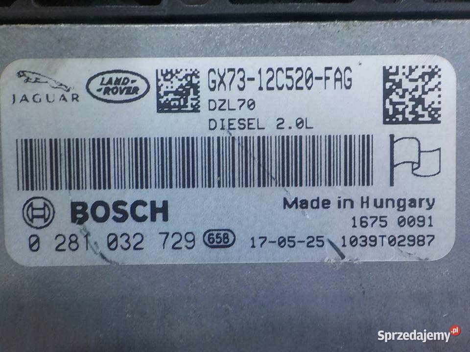 JAGUAR XE 20 D AUT 15r SEDAN 4D sterownik Suków